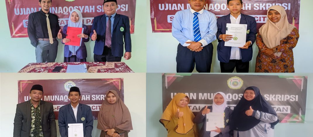 Ujian Munaqosyah Skripsi STAI Al-Fattah Pacitan Digelar, Mahasiswa Dinyatakan Lulus dengan Revisi
