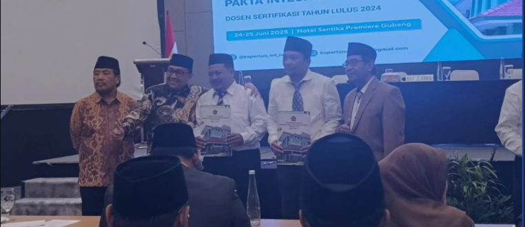 Dua Dosen STAI Al-Fattah Pacitan Raih Sertifikat Pendidik Dosen Profesional